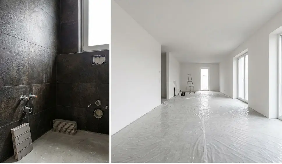 პატარა და დიდი ბინის რემონტის სხვაობა - კვადრატულის ფასის შედარება.