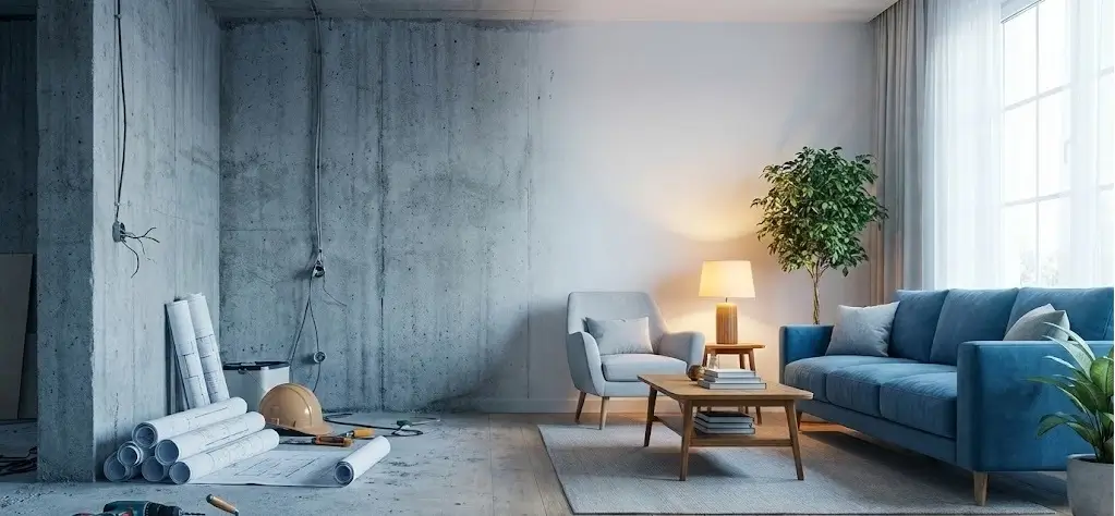 სრული რემონტი დასრულებული ბინა vs სარემონტო ბინა რემონტის კალკულატორი.