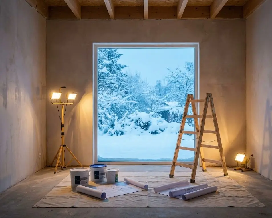 ღირს თუ არა რემონტის დაწყება ზამთარში? პლუსები და მინუსები