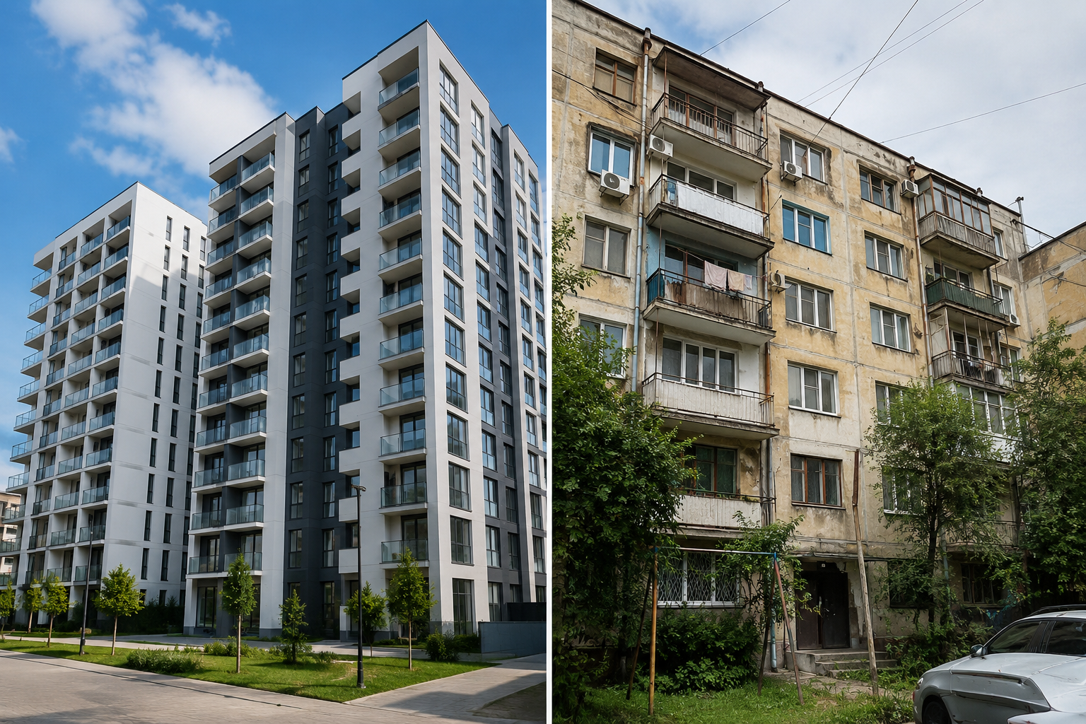 Which is better: buying an apartment in a new building or in an older building?