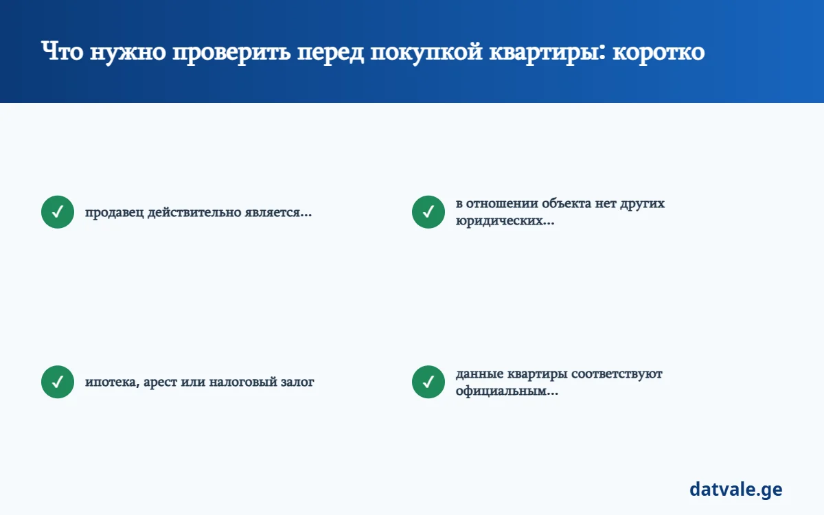 Что нужно проверить перед покупкой квартиры — краткий список